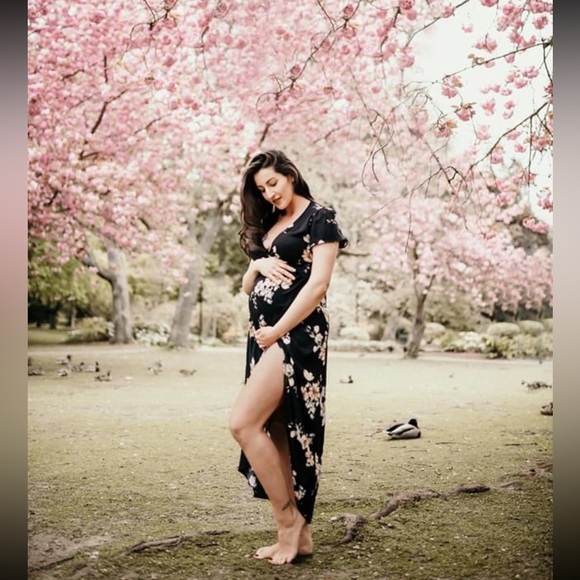 DYNAMITE | Floral Maxi Dress M - Picture 7 of 7